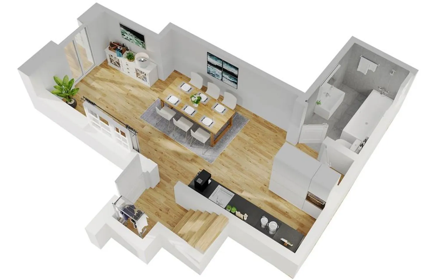 Large 4½-Room Penthouse - Photo 8 of 13