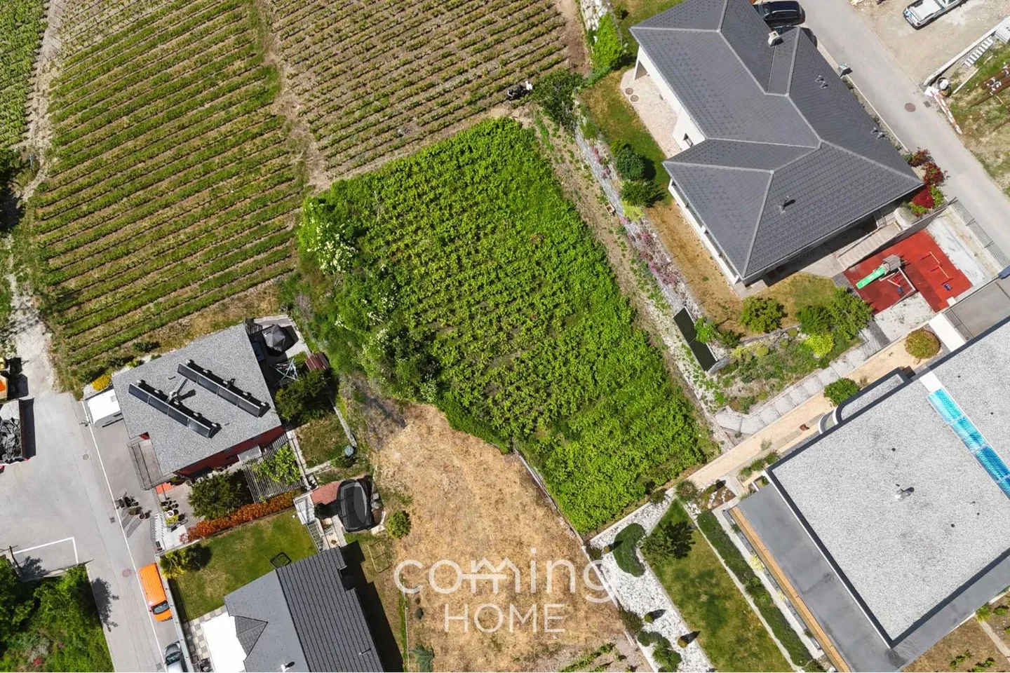 Terreno soleggiato a Leuk con vista mozzafiato - completamente servito - Foto 5 di 10