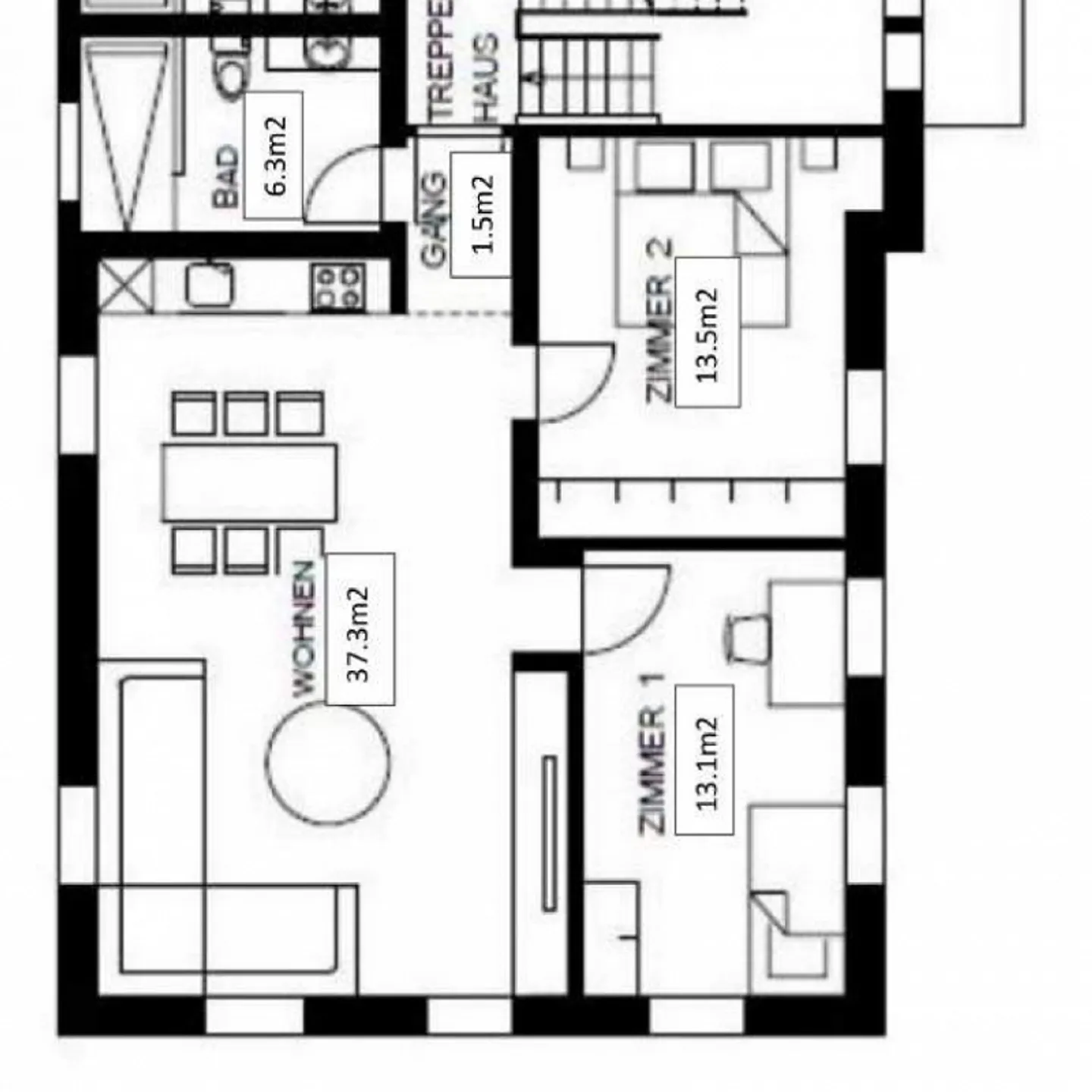 Moderne 3,5 Zimmer-Wohnung - Foto 9 von 9