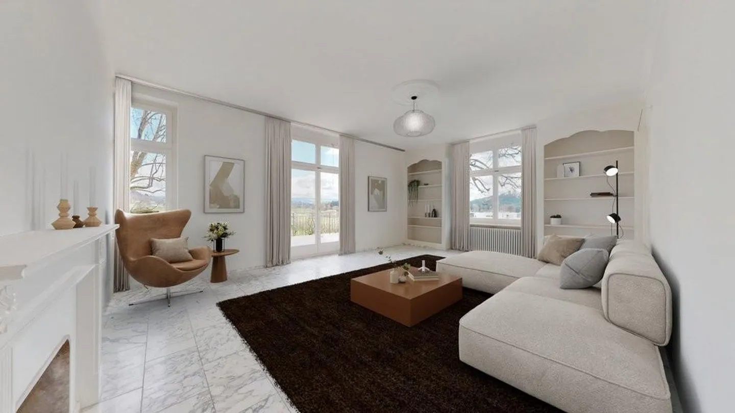 Luxuriöse Wohnung mit Schlossblick, Pool und grosser Terrasse! - Foto 5 di 12
