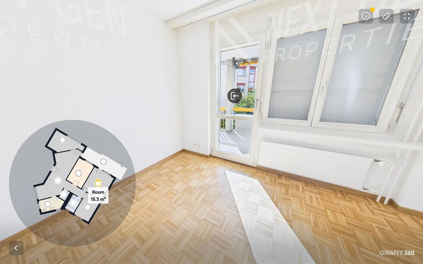 Bright 15.3 m² room with balcony in shared flat, 8046 Zürich - Photo 2 of 6