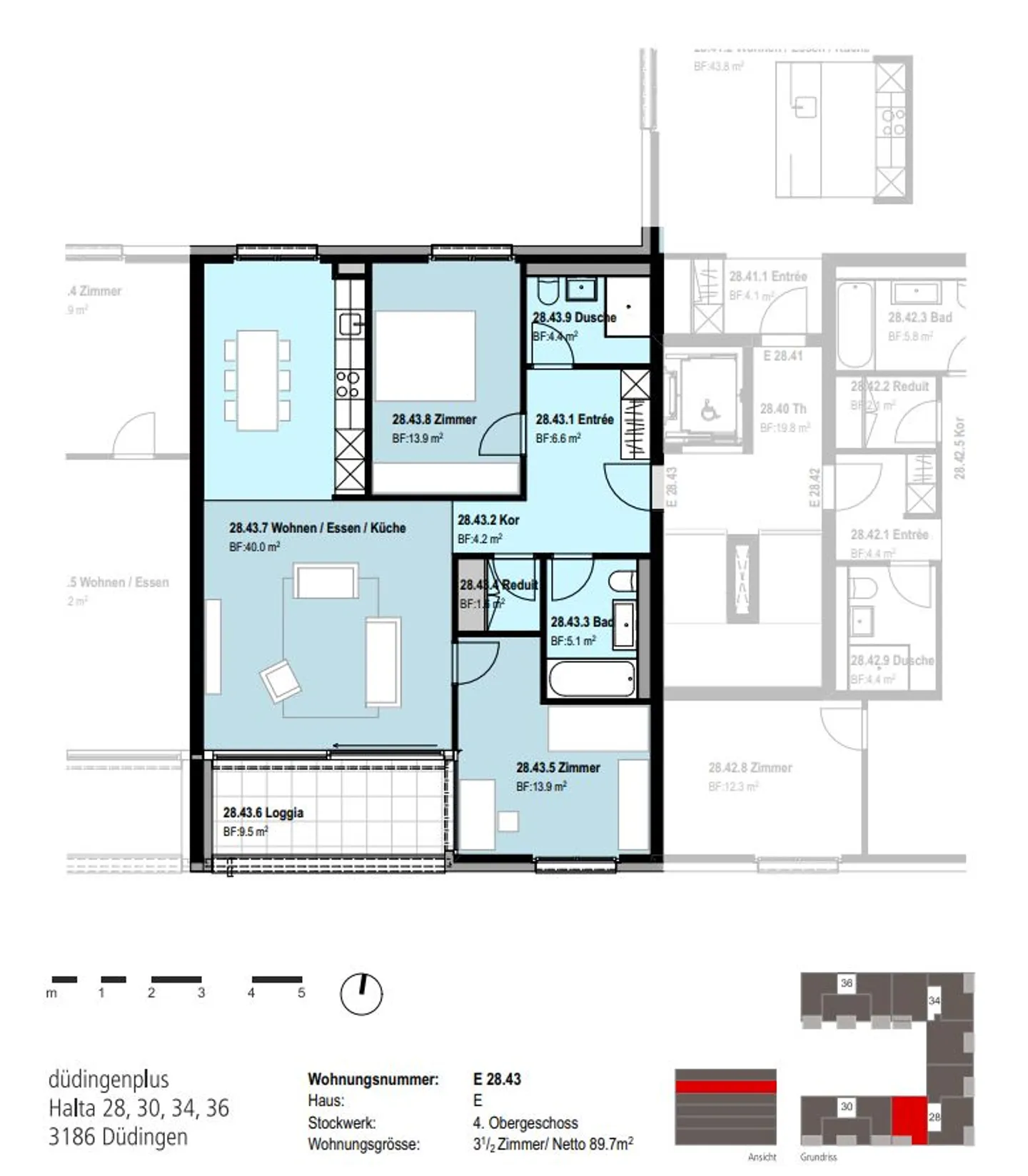 Appartement 3.5 pièces - Photo 7 sur 8