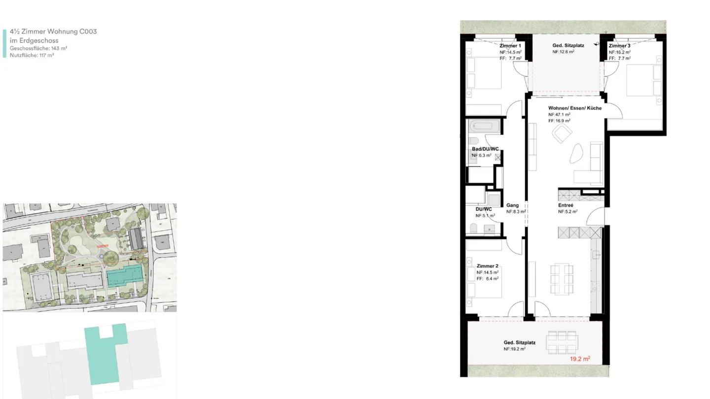 Erstbezug Mietwohnungen Rosengarten Kopie - Foto 6 von 6