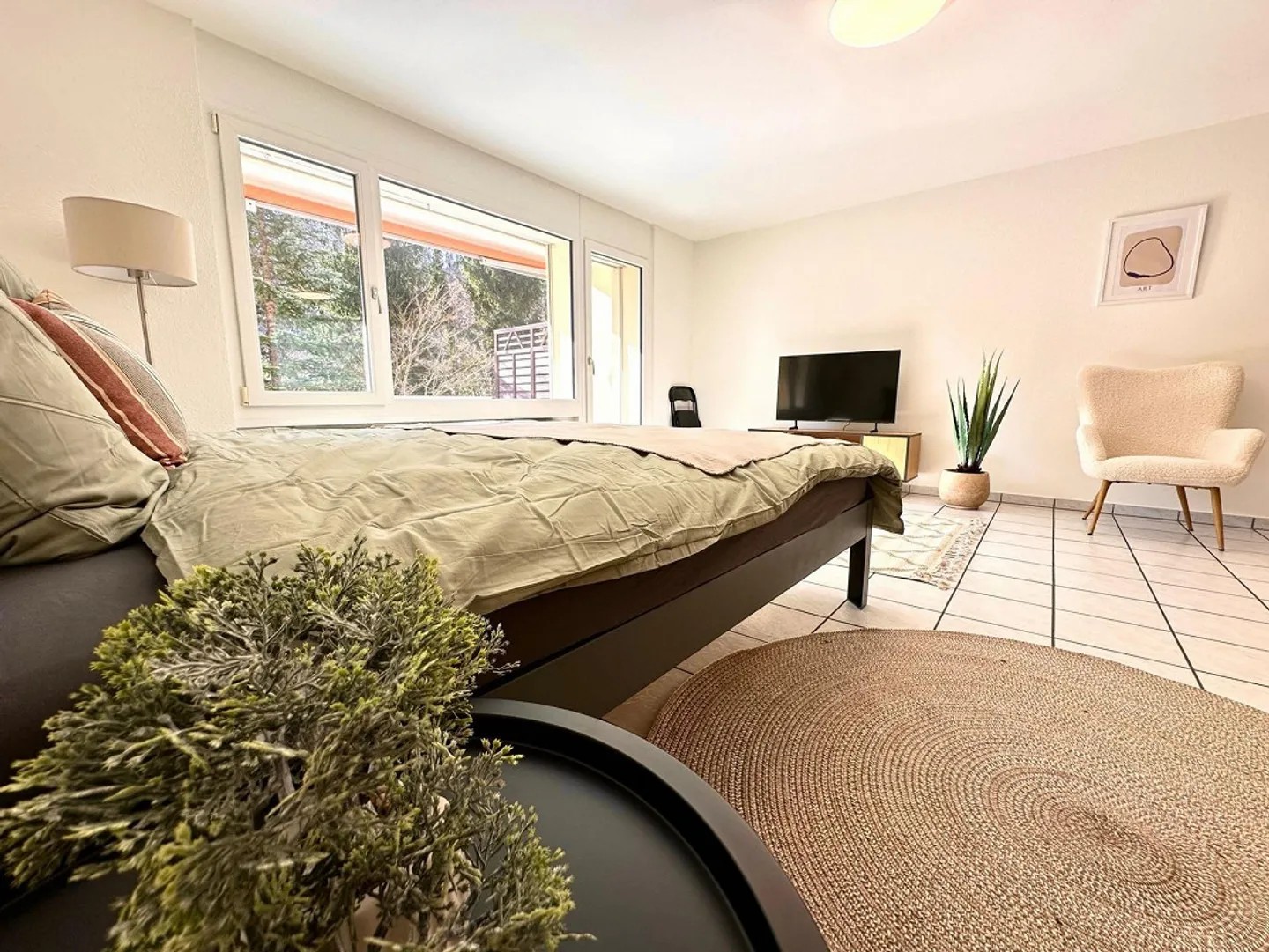 Stilvolle möblierte Wohnung in Berneck - Foto 1 von 6