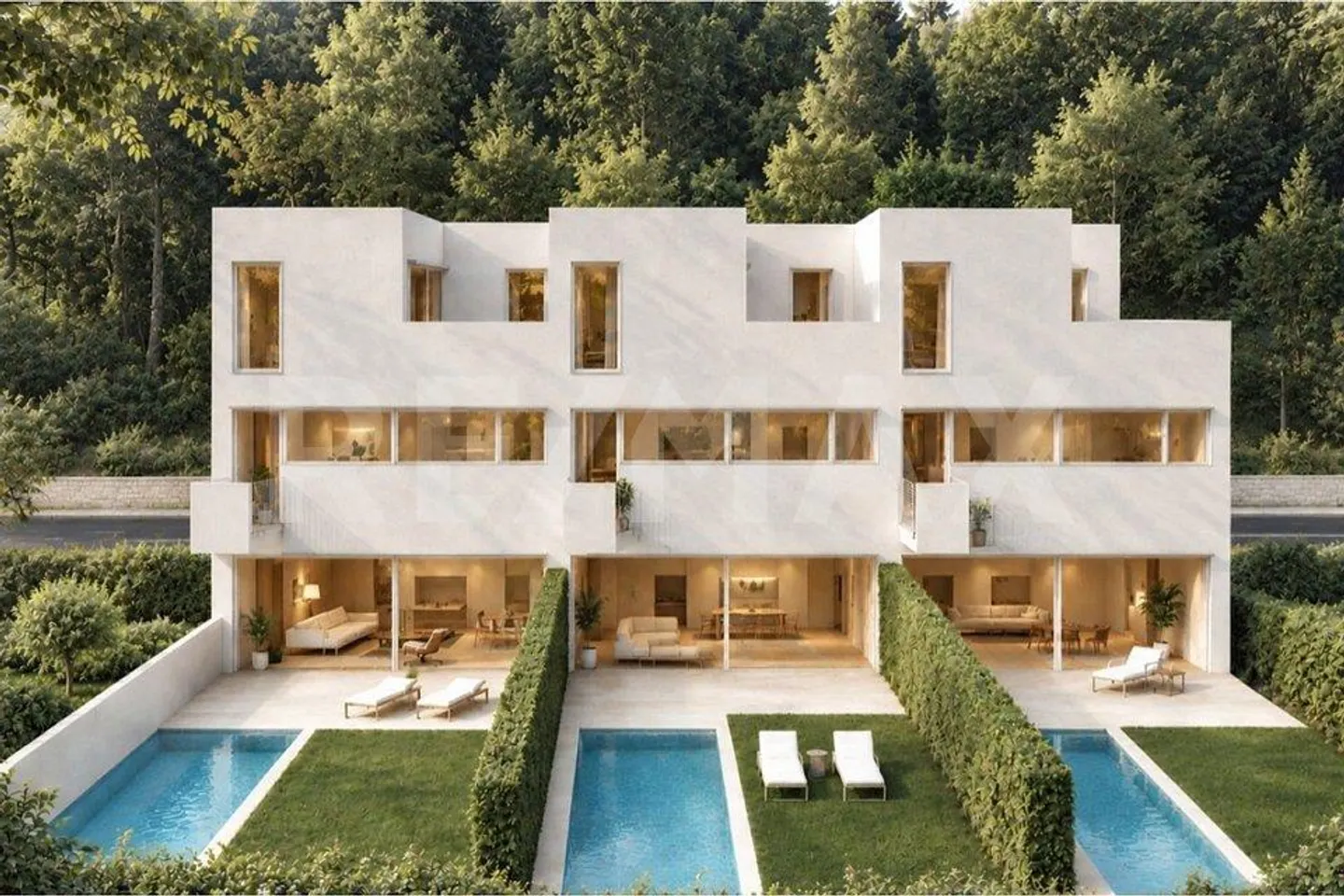 Maison mitoyenne moderne avec jardin à Villa Luganese - Photo 1 sur 5