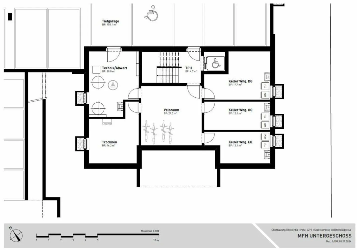 Prima locazione - moderno attico di 4,5 stanze in una posizione soleggiata - Foto 3 di 5