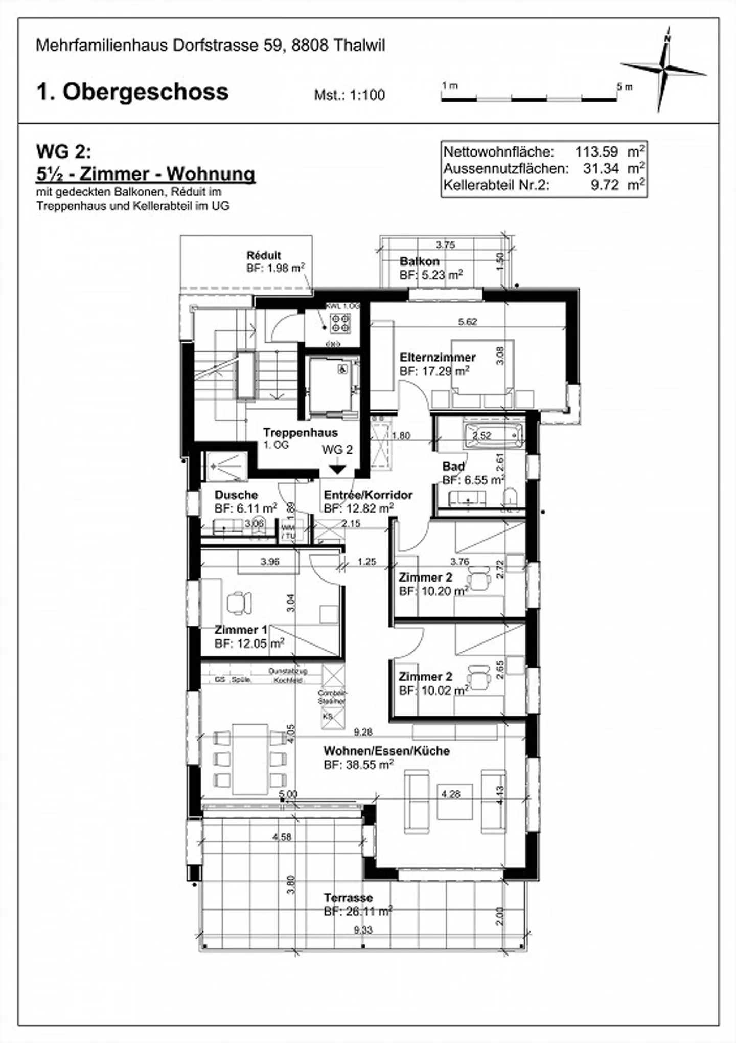 Appartamento 5.5 stanze in N U O V O C A S A - Foto 16 di 16
