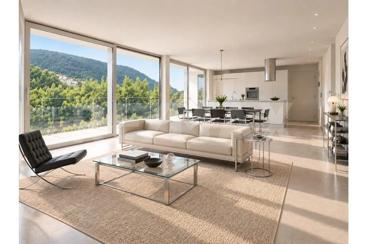 Modernes Apartment mit Bergblick - Foto 2 von 13