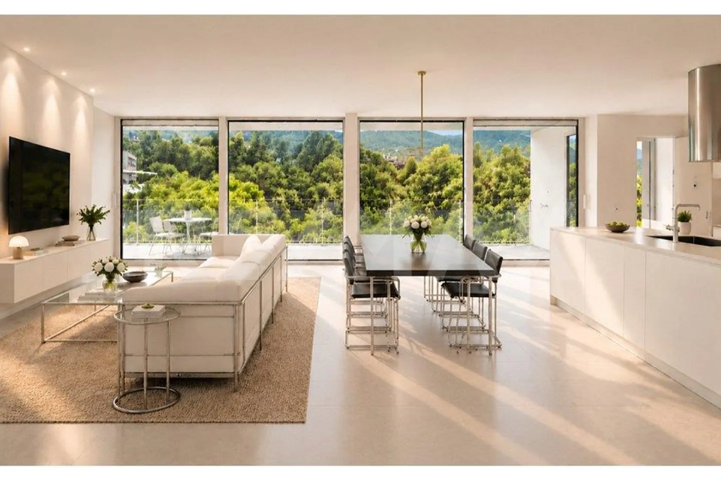 Modernes Apartment mit Bergblick - Foto 4 von 13
