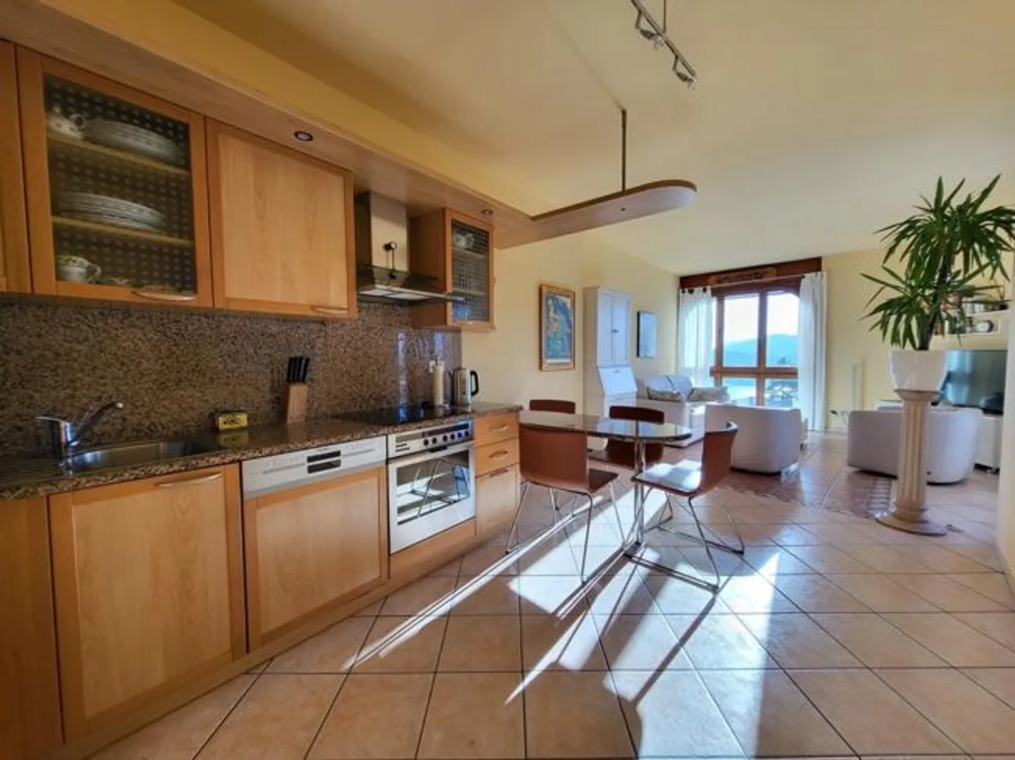 Affitto a breve o lungo termine disponibile - appartamento panoramico con vista lago Ruvigliana / 2.5 locali con vista lago e piscina (anche per brevi periodi) - Foto 4 di 8