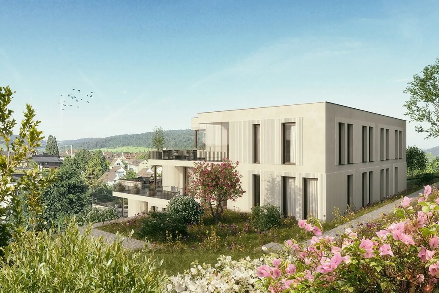 PREMIÈRE LOCATION ! Nouveaux appartements à louer dans la maison en terrasses à Sissach ! - Photo 2 sur 4