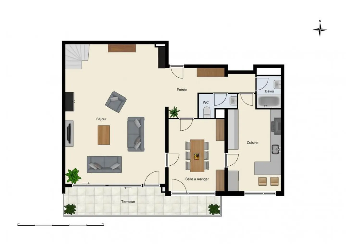 Spazioso duplex in una residenza tranquilla e verdeggiante - Foto 2 di 13