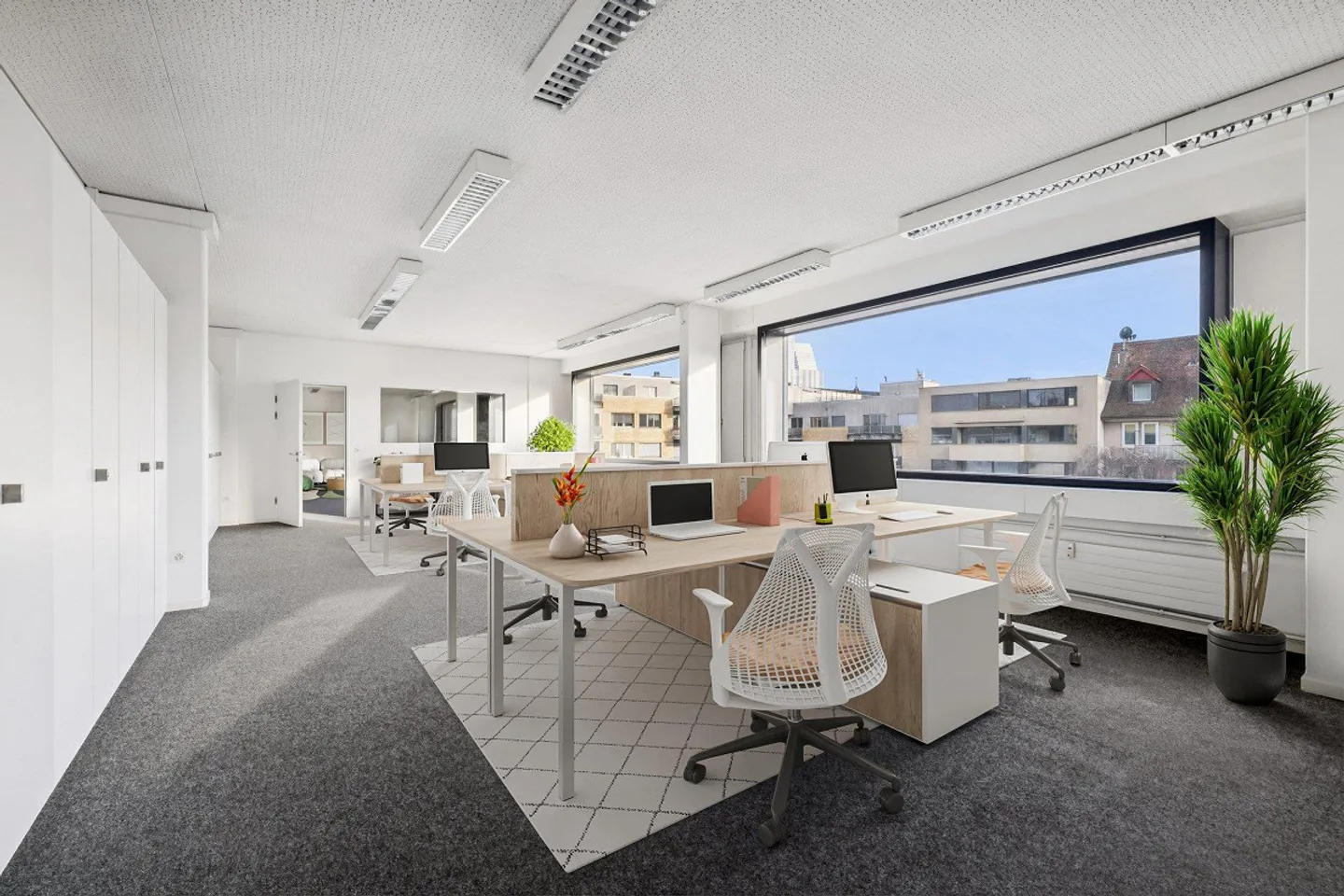 SURFACES DE BUREAU ATTRACTIVES DANS UN EMPLACEMENT DE CHOIX À KLEINBASEL - Photo 1 sur 8