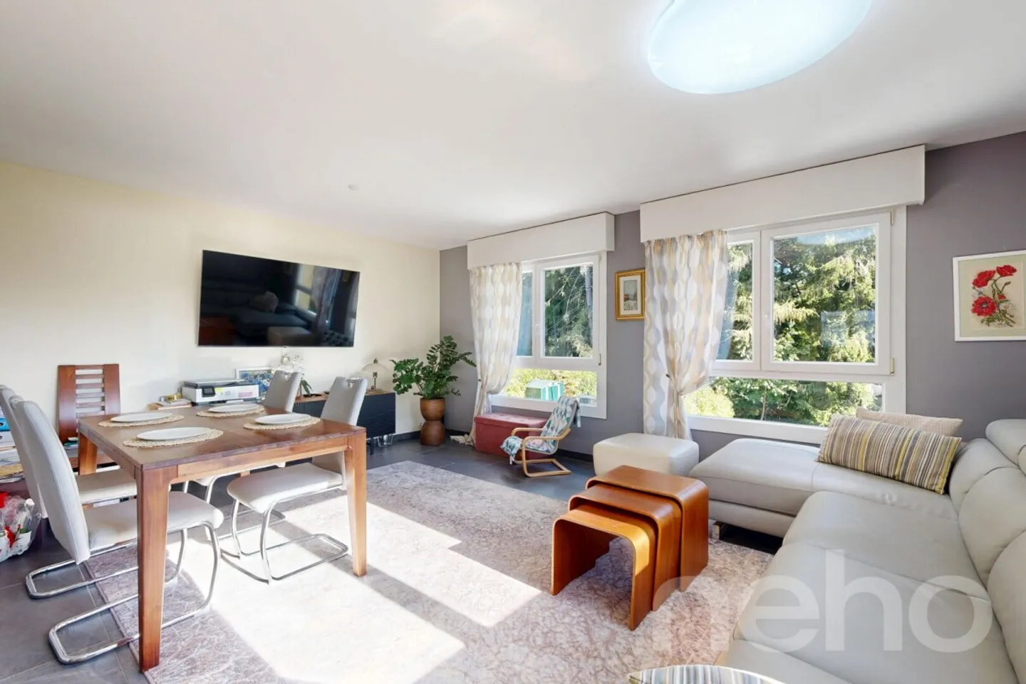 Bella casa a schiera con vista sulla foresta a Genolier - Foto 5 di 12