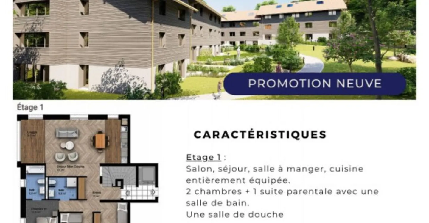 Duplex Neuf dans un Écrin de Verdure - Photo 1 sur 1