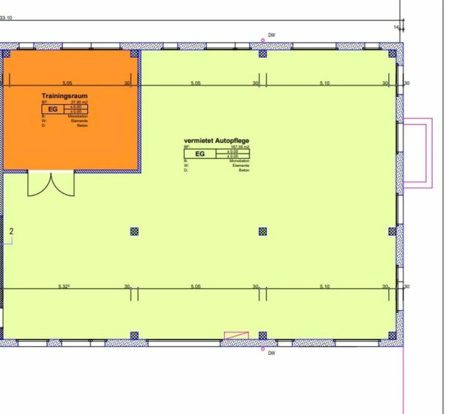 Proprietà commerciale attraente di 195m2 in affitto - Foto 6 di 6