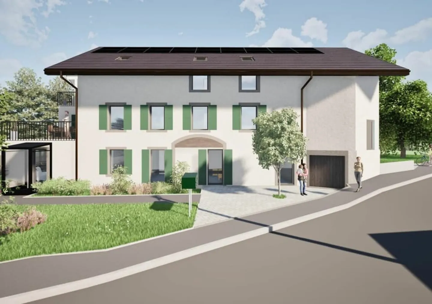 3,5-Zimmer-Wohnung in Pompaples - Foto 1 von 8