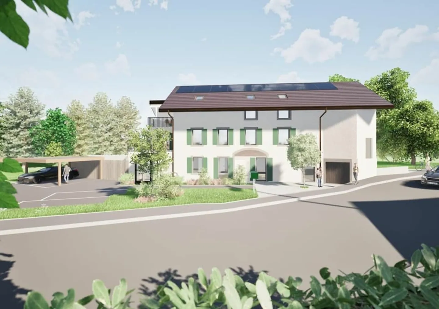 3,5-Zimmer-Wohnung in Pompaples - Foto 6 von 8