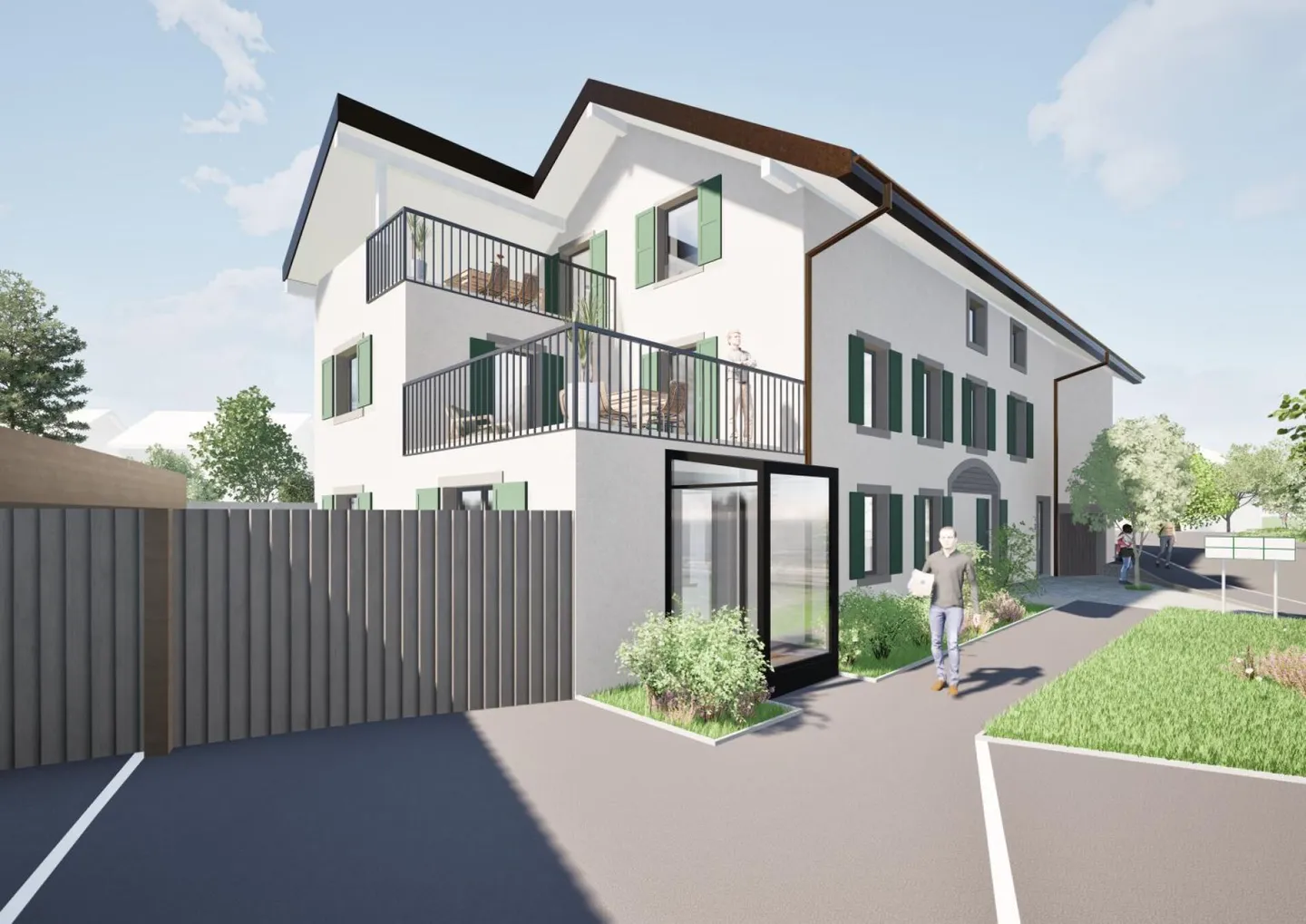 5.5-Zimmer-Wohnung in Pompaples - Foto 1 von 8