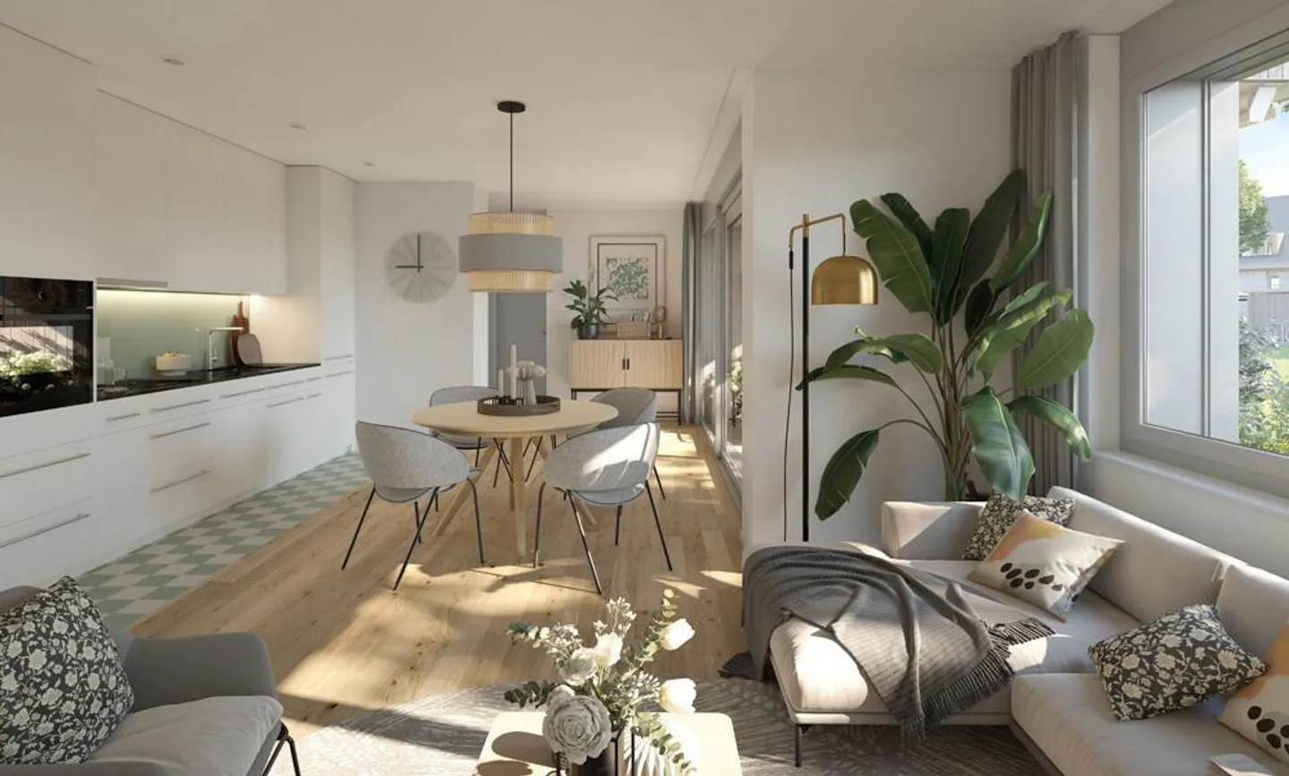 Appartamento 2.5 stanze a Worben - Foto 3 di 9