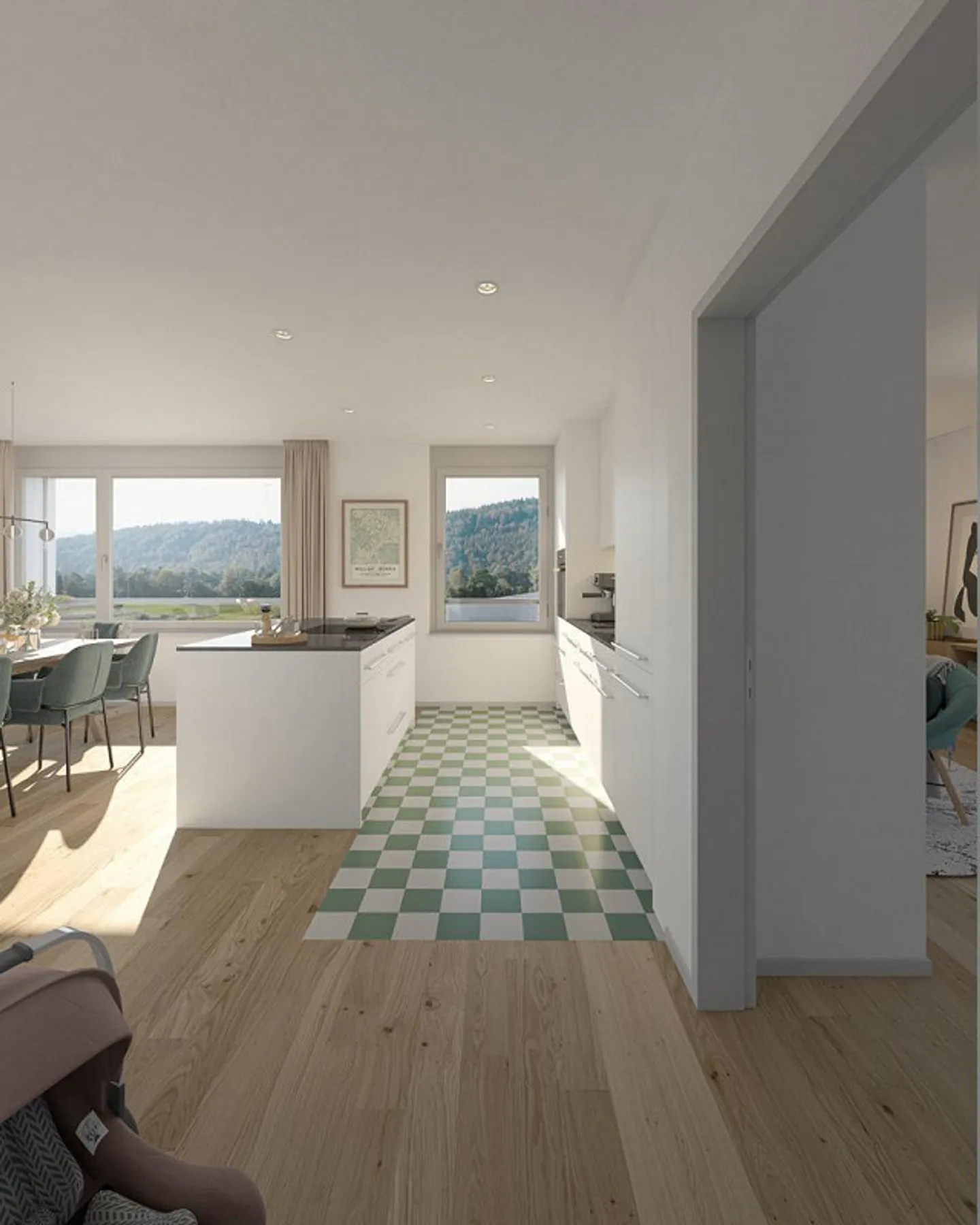 Appartamento 2.5 stanze a Worben - Foto 2 di 9