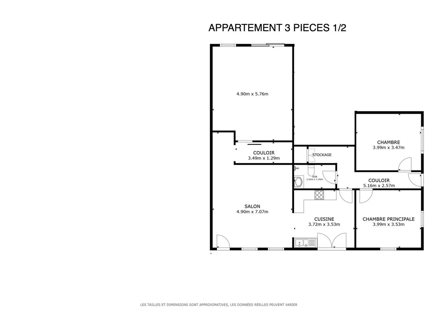 Corps de ferme de 820 m² comprenant 3 appartements et 2 granges partiellement ré - Photo 7 sur 13