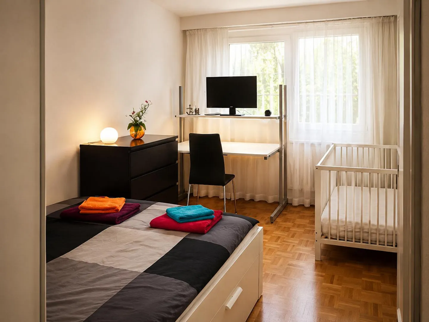 Appartamento 3,5 stanze completamente arredato - Pronto per essere abitato con balcone a Basilea - Foto 6 di 14