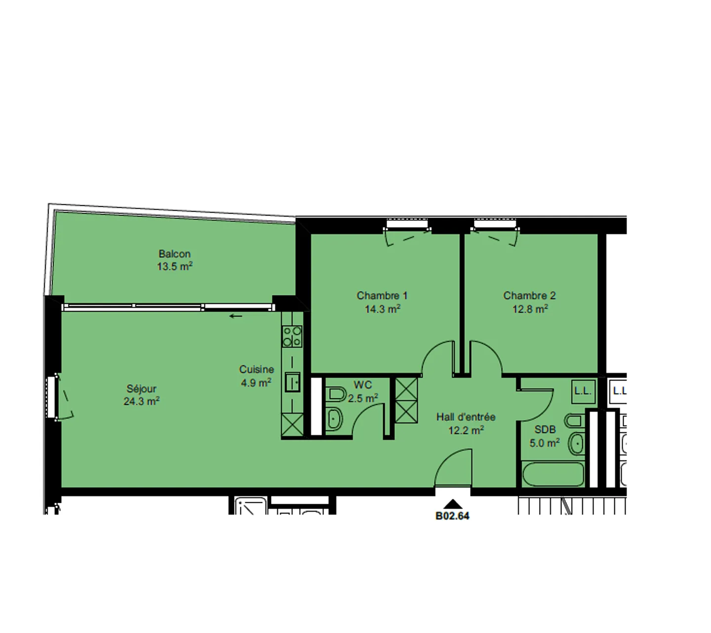 3,5-Zimmer-Wohnung - Foto 1 von 1