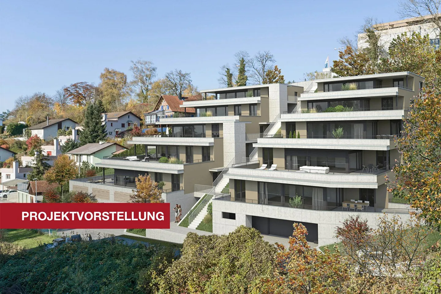 Moderne Terrassenwohnungen in Döttingen - Foto 1 von 8