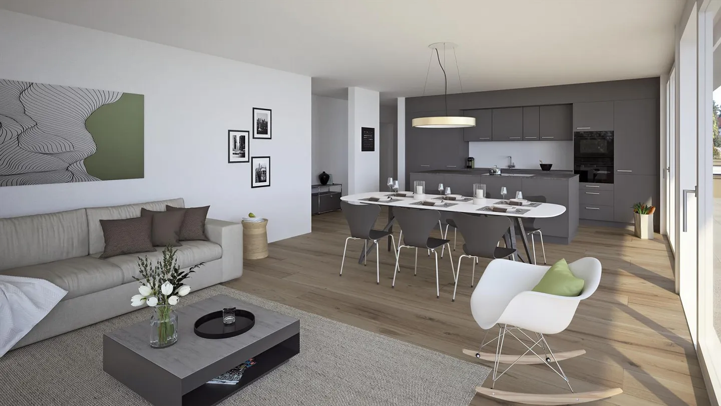 Moderne Terrassenwohnungen in Döttingen - Foto 3 von 8
