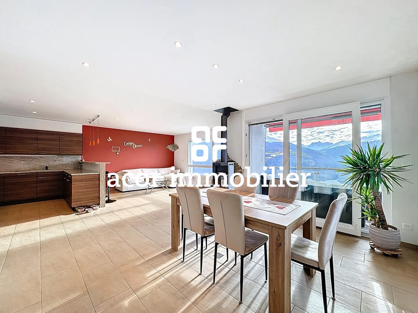 Arbaz - Duplex 5½ en attique - Photo 2 sur 10