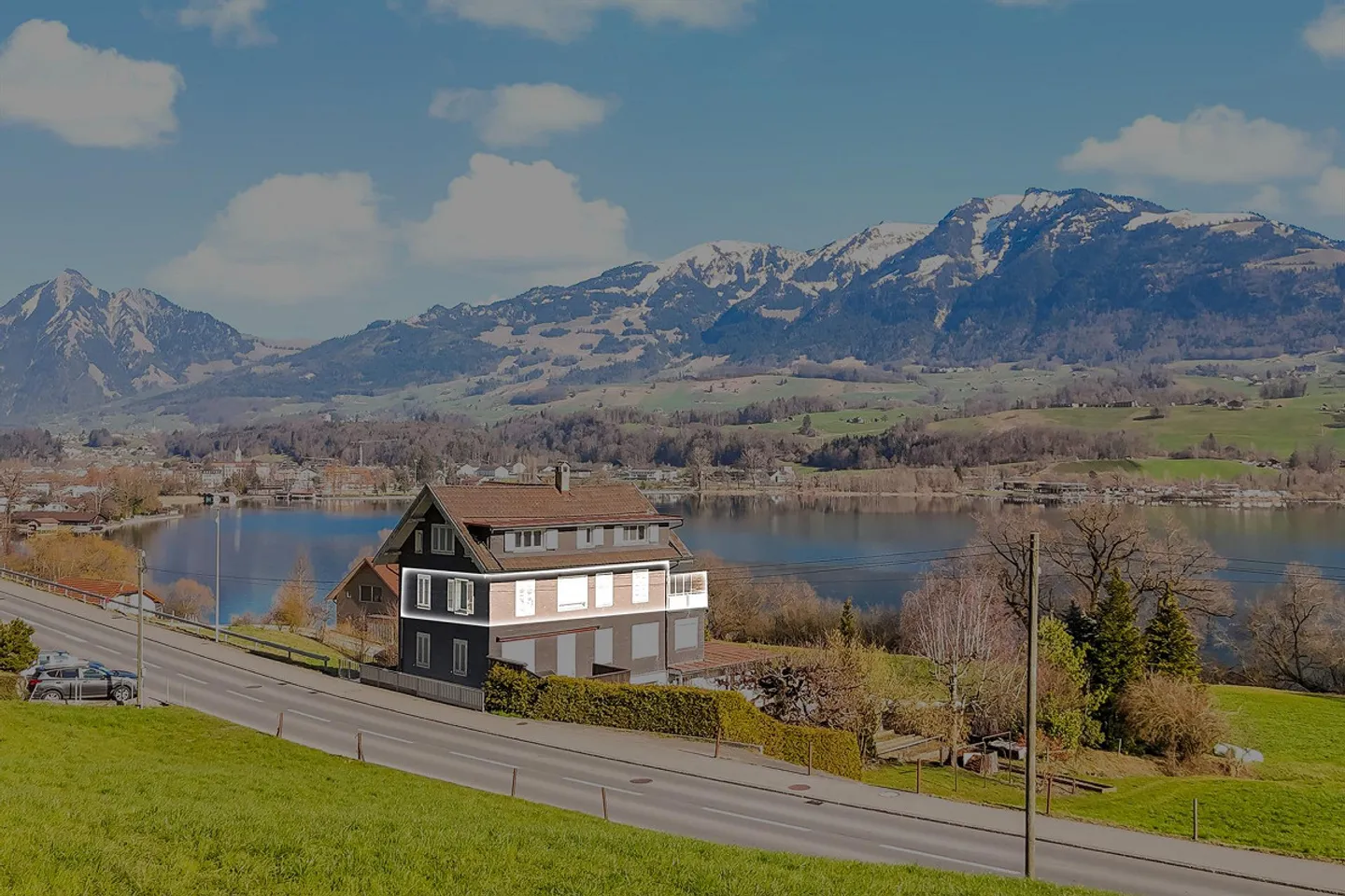 Enjoy lake and mountain panorama - Photo 1 of 10
