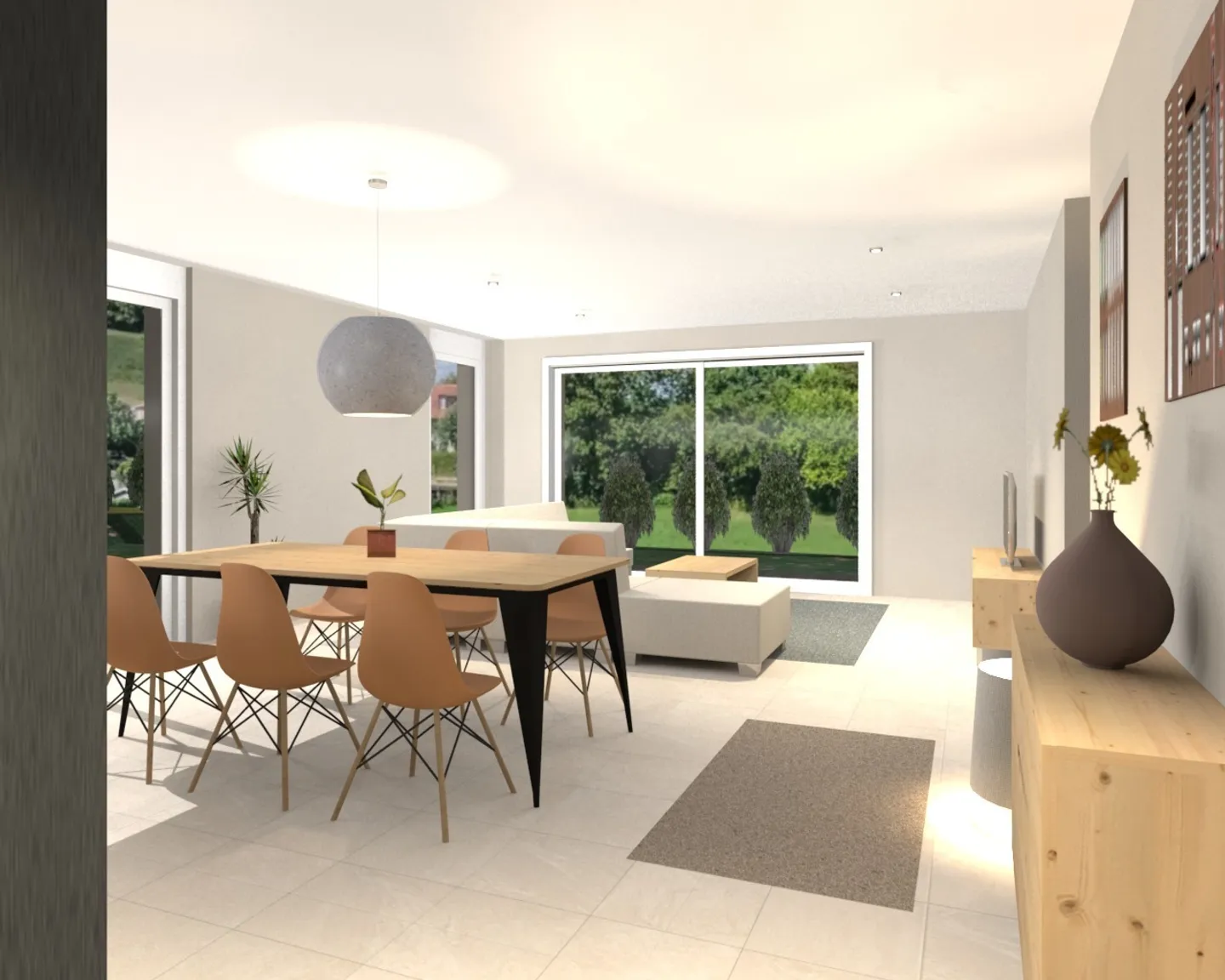 Zu verkaufen in Sugiez Doppelhaushälfte mit 5,5 Zimmern von 146 m2 auf 420 m2 Grundstück - Foto 2 von 7