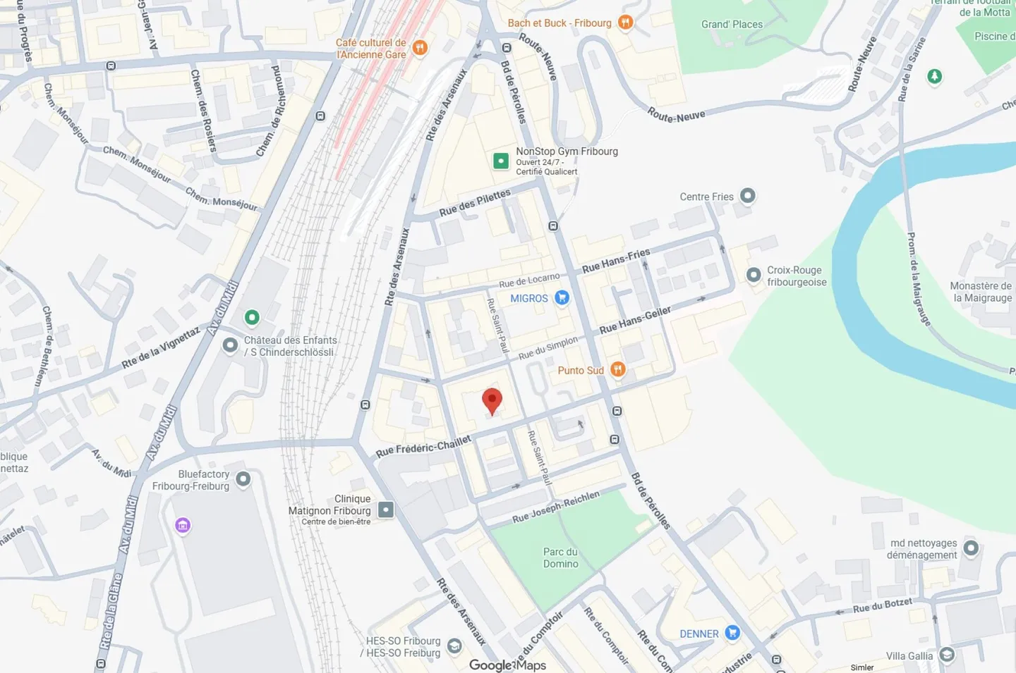 Posto auto sotterraneo a Pérolles - Foto 2 di 3