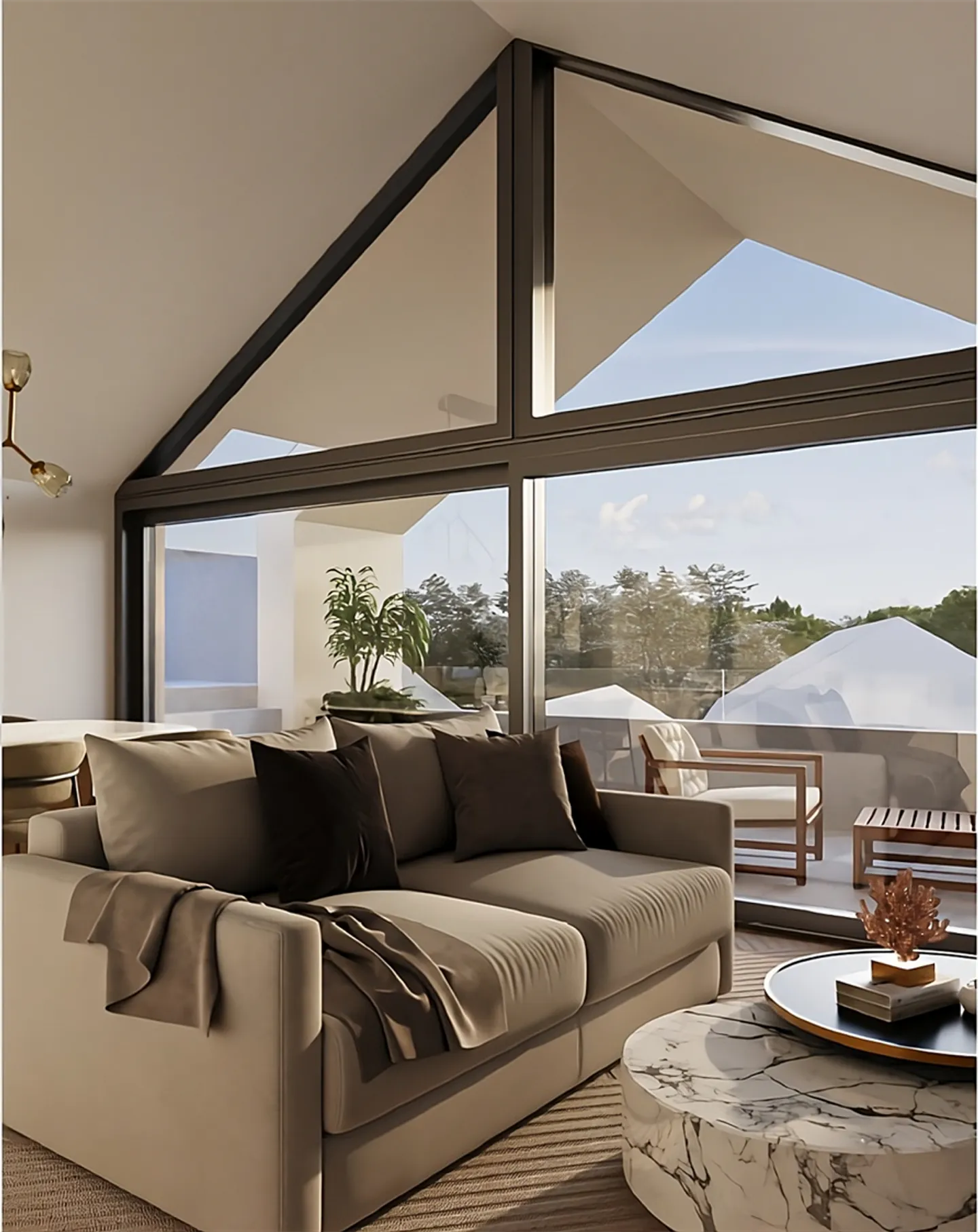 Attico – 3,5 stanze – Sole ottimale - Foto 2 di 8