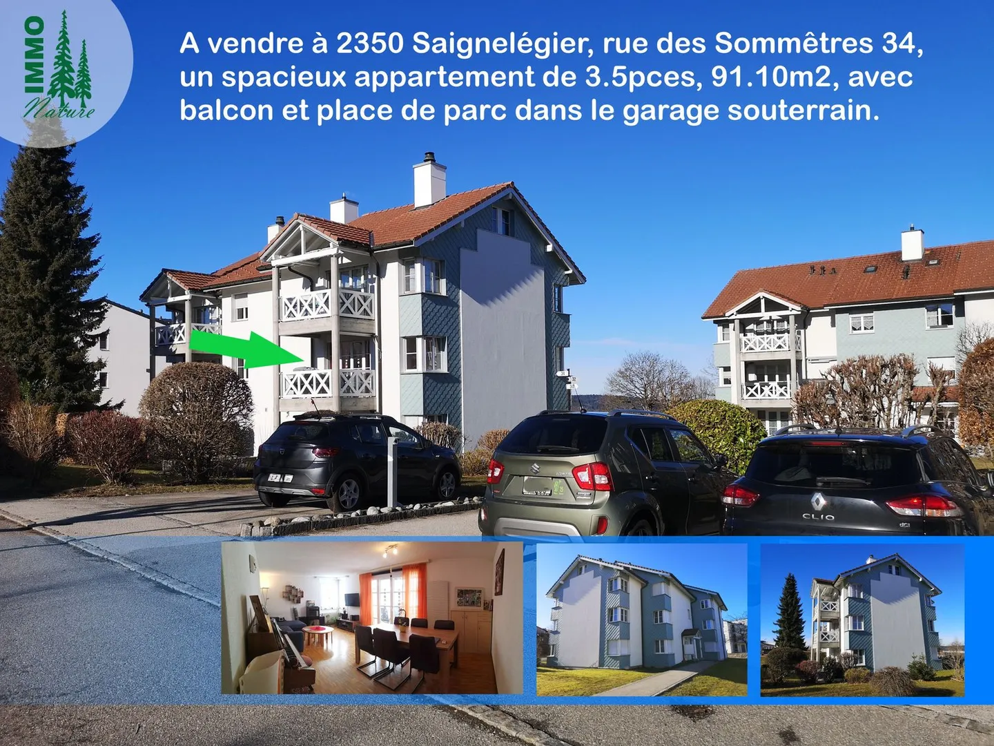 Geräumiges Apartment mit Balkon - Foto 1 von 28