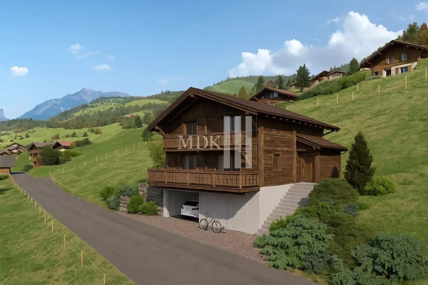 Charmantes Neues Chalet in Val-d'Illiez - Foto 1 von 10