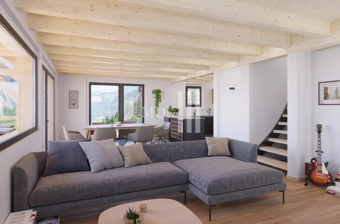 Charmantes Neues Chalet in Val-d'Illiez - Foto 3 von 10