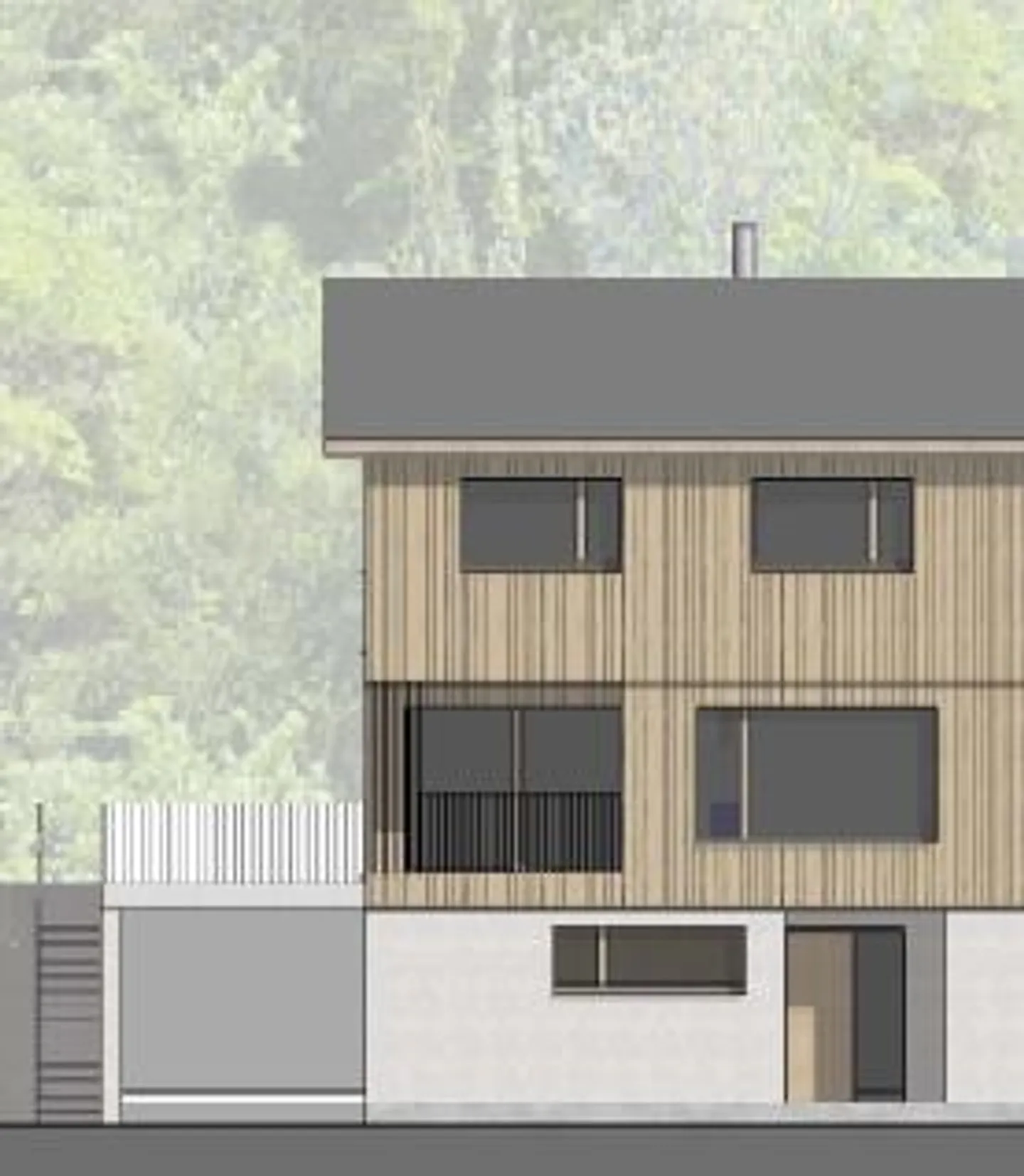 Maison jumelée neuve Sunnefels, Berschis, Maison 1 - Photo 1 sur 2