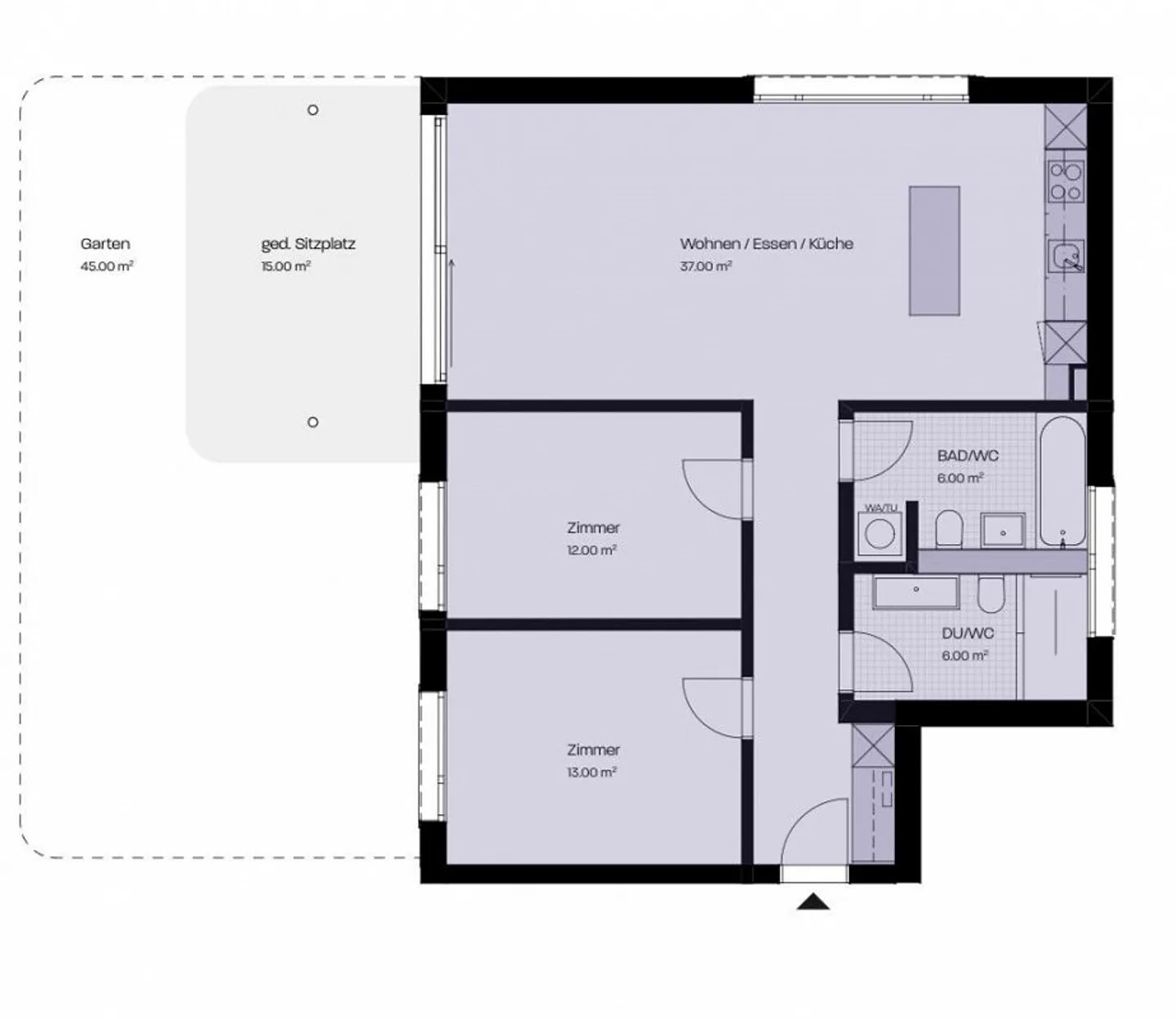 Modern 3.5-room new apartment in a quiet location of Embrach - Photo 14 of 14