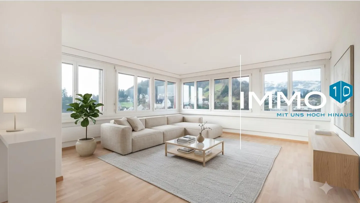 Charmante Wohnung mit Aussicht - Foto 1 von 8