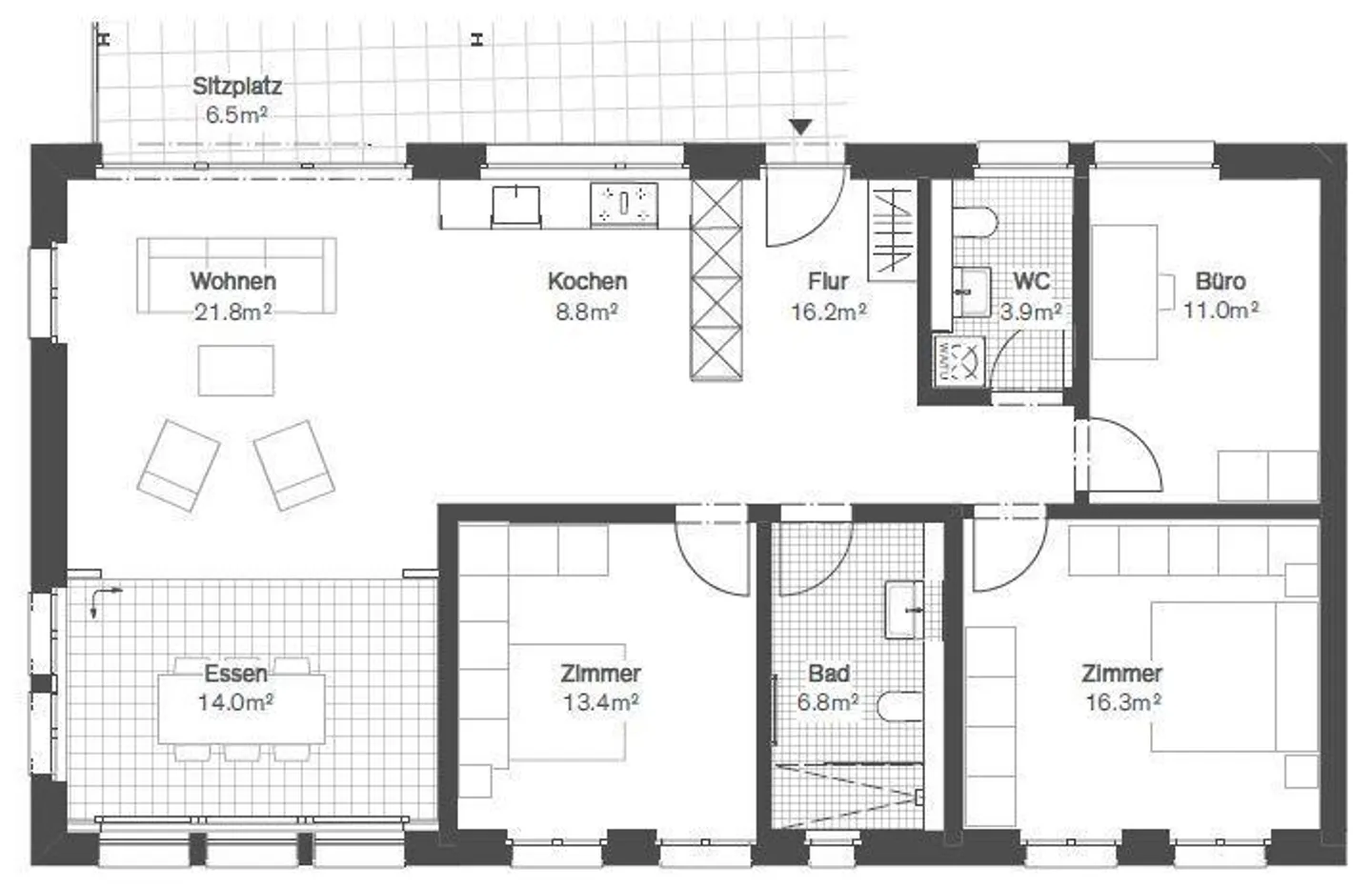 Stilvolle Wohnung in der Altstadt - Foto 7 von 10