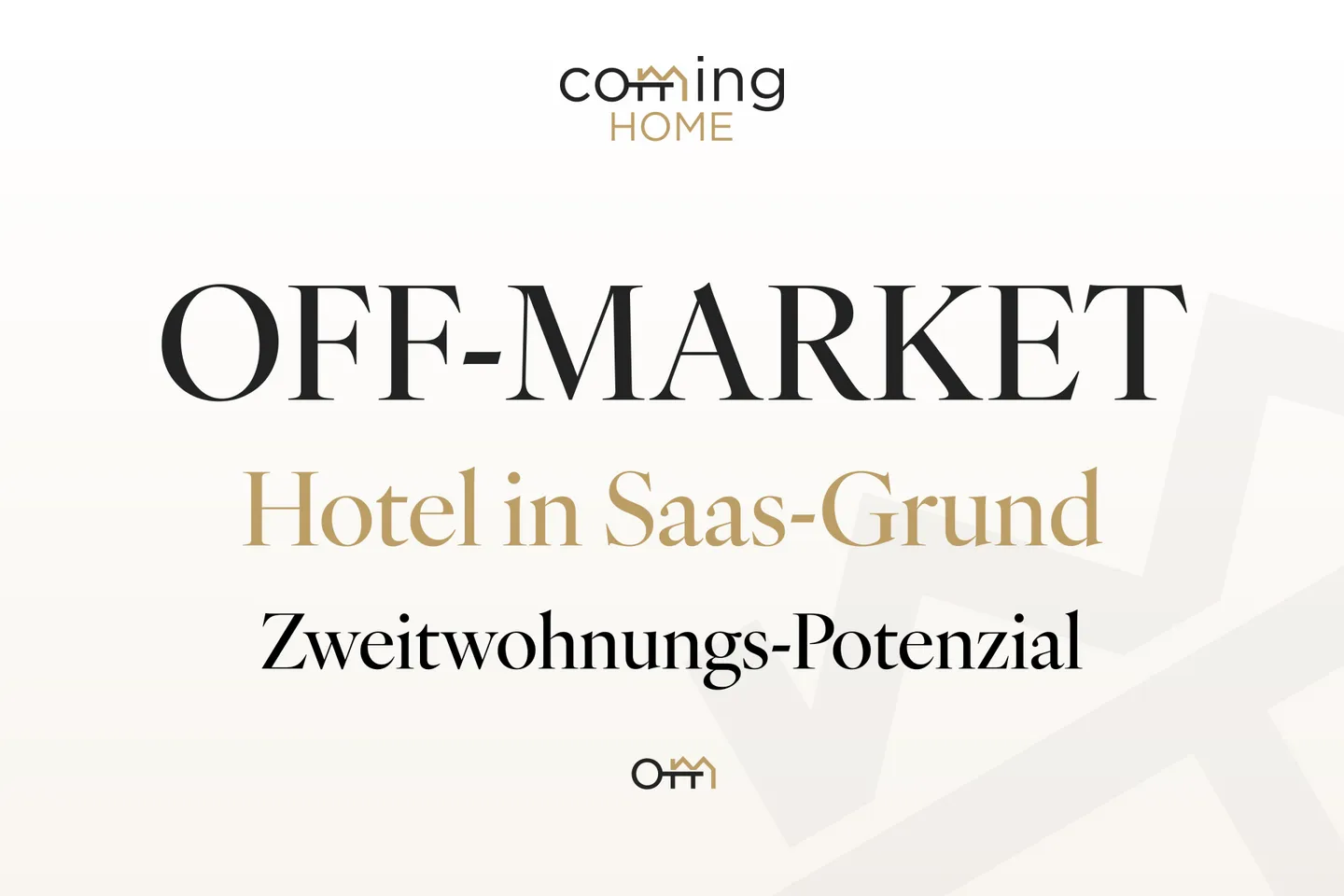 Seltene Entwicklungsmöglichkeit in Saas-Grund mit genehmigten Zweitwohnungen - Foto 1 von 3