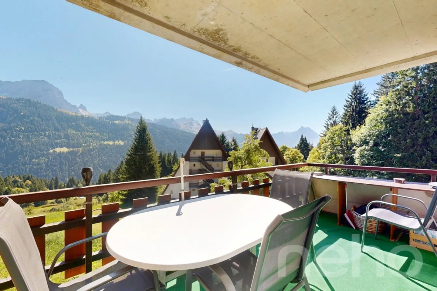 Gryon - Appartamento 2 camere - Vista sui Muverans e Dents du Midi - Foto 4 di 12