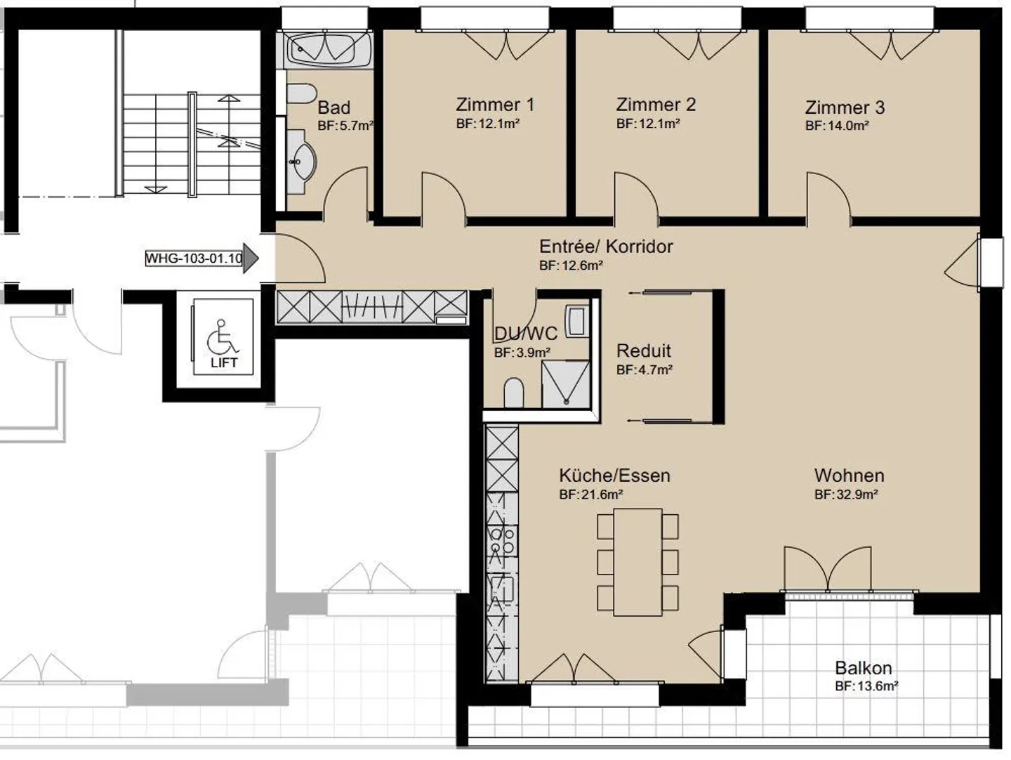 Erstbezug 4.5-Zimmer-Wohnung im gehobenen Eigentumsstandard - Foto 1 von 5