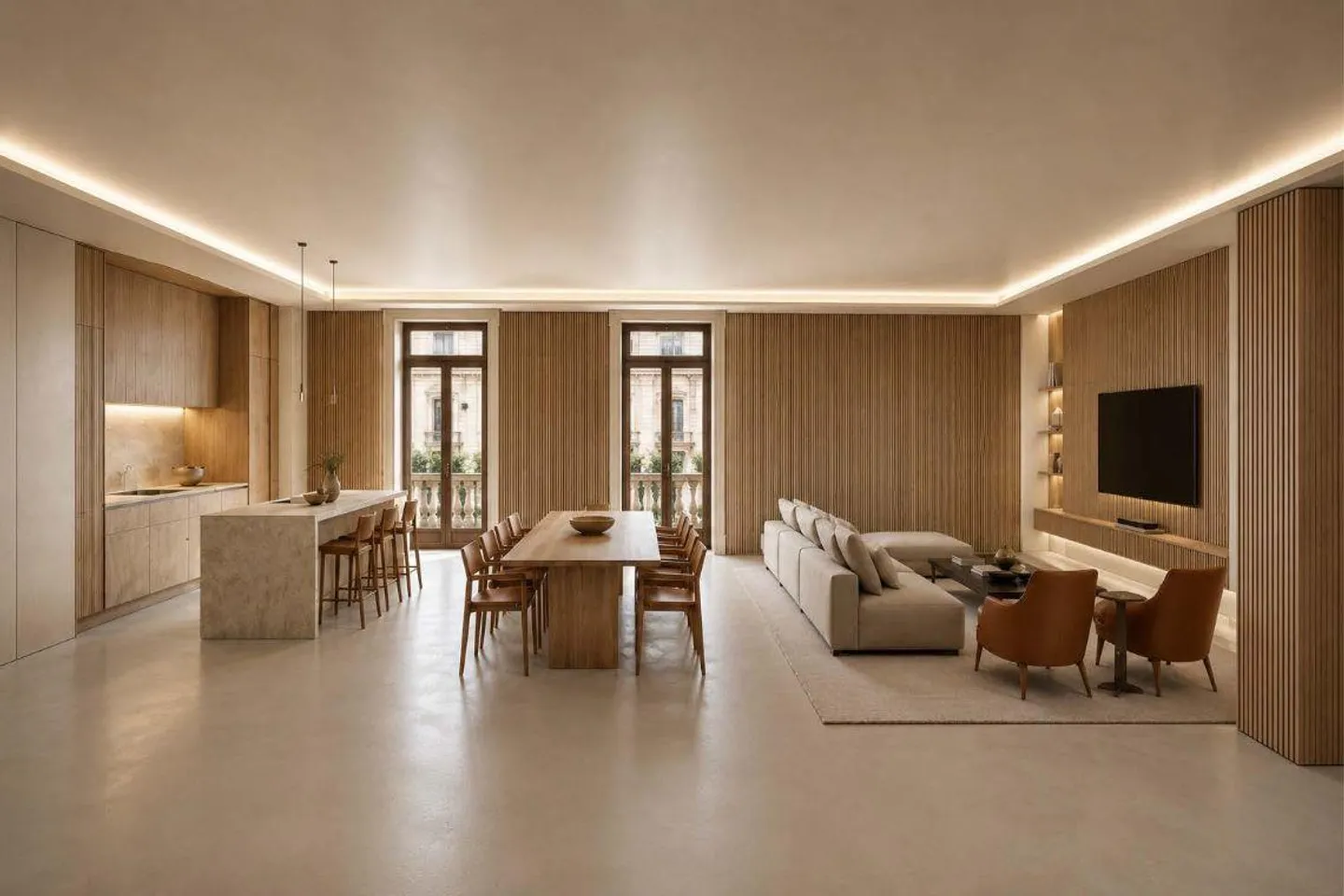 ELEGANT 3.5-ROOM APARTMENT IN THE CENTRE OF LUGANO - Photo 2 of 7