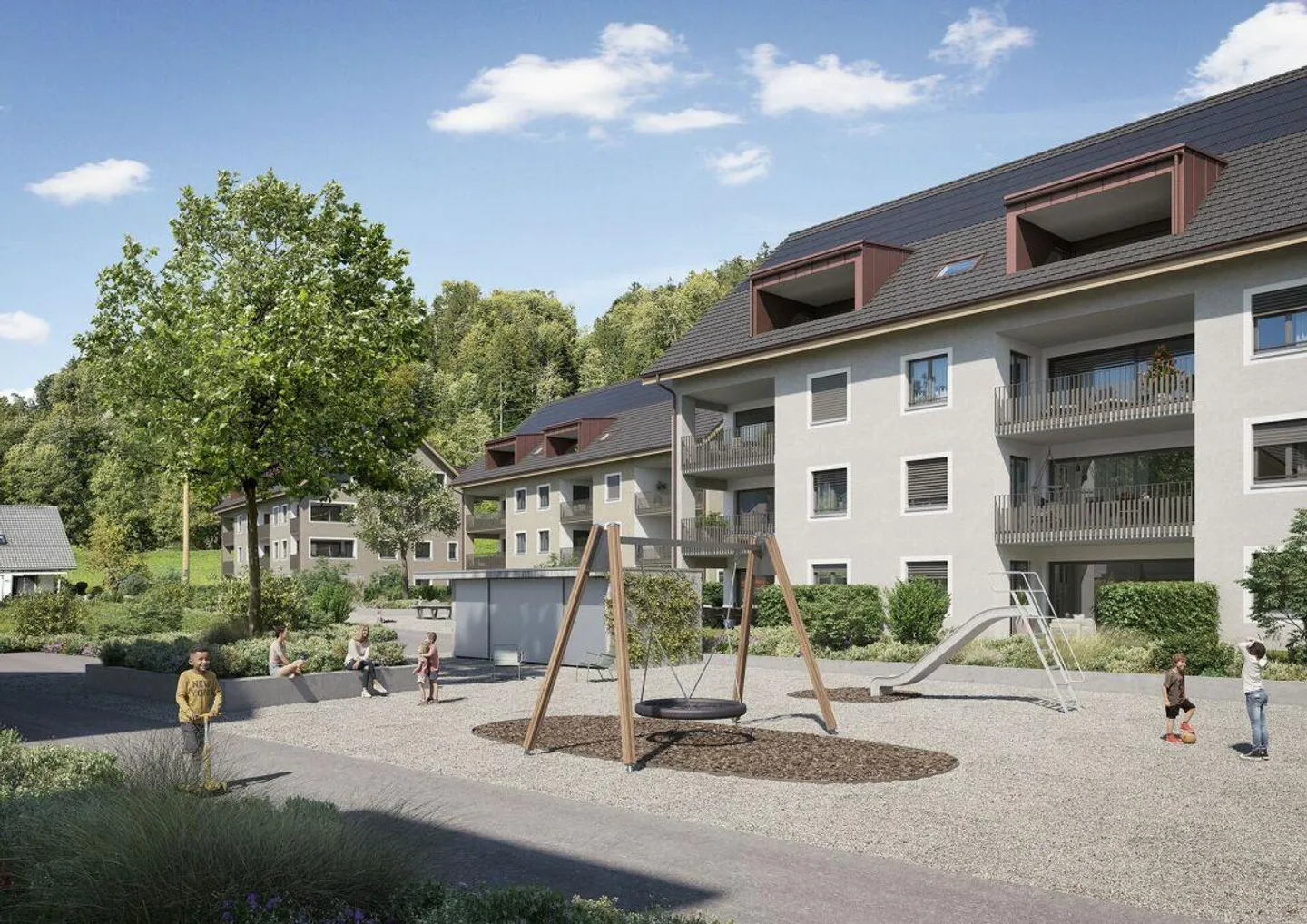 Stilvolle Dach-Maisonettewohnung in ruhiger, idyllischer Umgebung - Foto 6 von 6