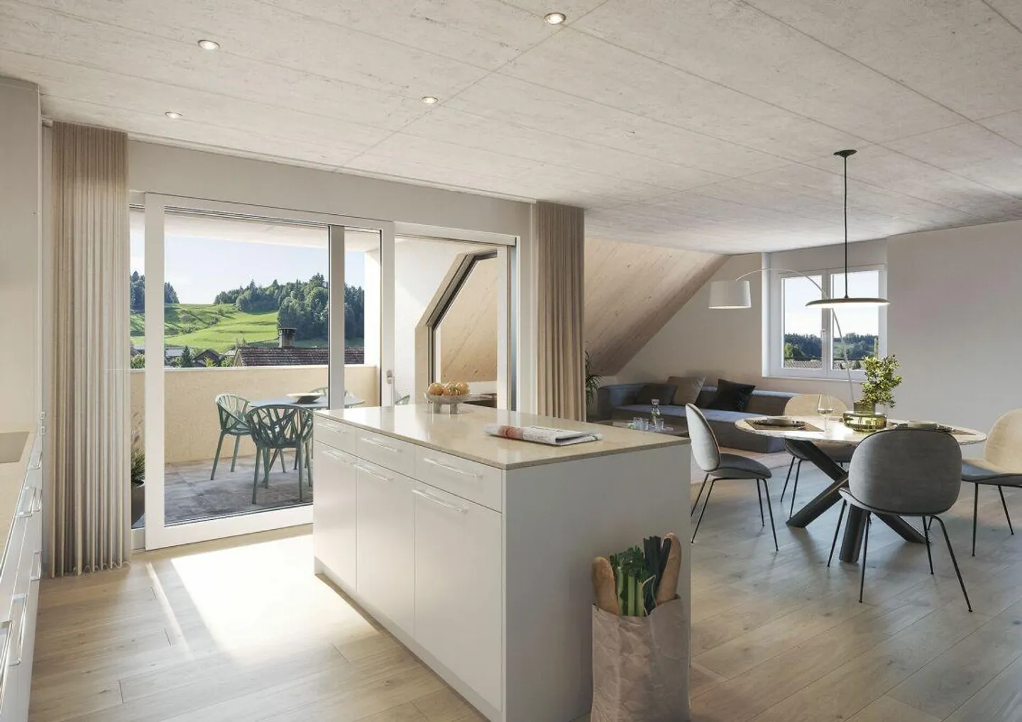 Stilvolle Dach-Maisonettewohnung in ruhiger, idyllischer Umgebung - Foto 1 von 6