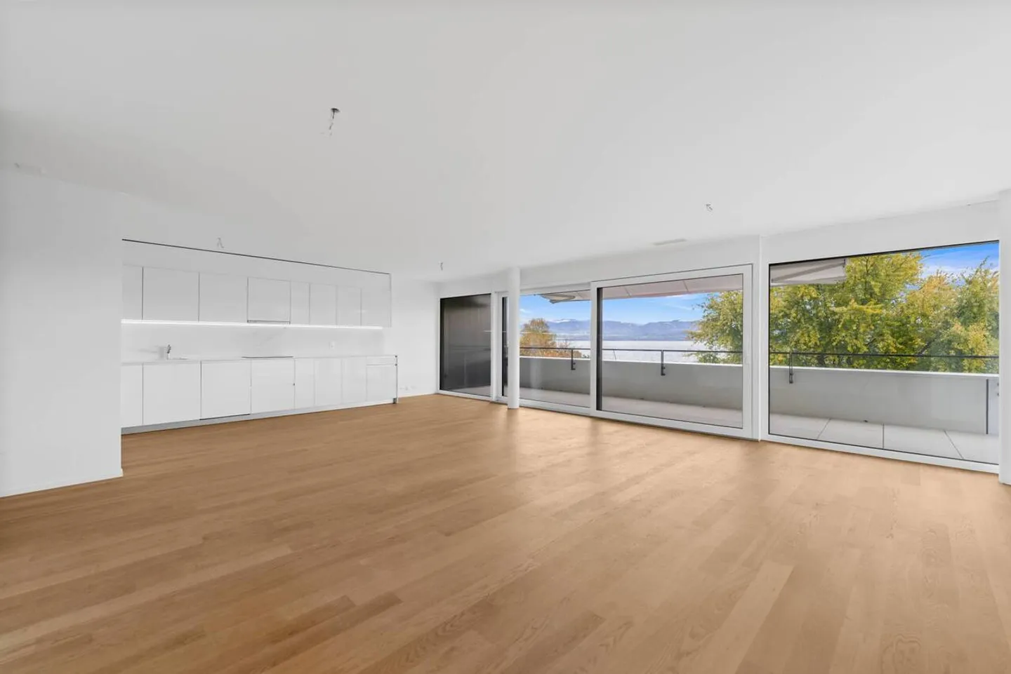 Neues Luxusapartment - 4,5 Zimmer Ecke mit 76m² Balkon - Seeblick - Foto 2 von 9