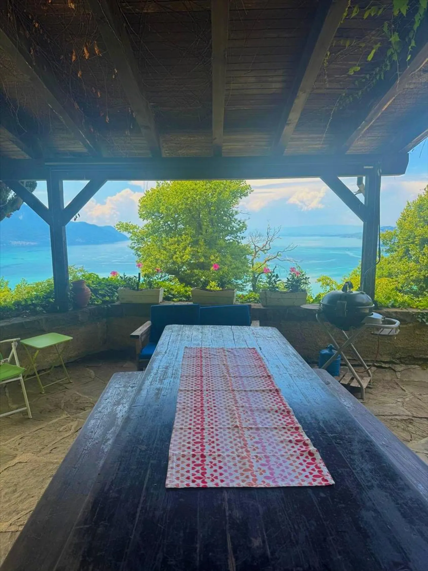 VILLA COUP DE COUR CON VISTA LAGO MAGNIFICA - VIAGER OCCUPATO SENZA RENDITA A DURATA FISSA - Foto 5 di 10
